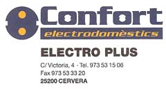Confort Electrodomèstics - Electro Plus