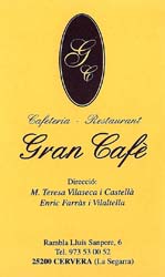 Cafeteria Restaurant Gran Café