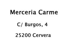Merceria Carme